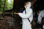 雨がポツリポツリ