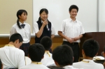 平成23年度 体験入学（平野中学校）【19】