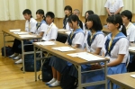 平成24年度 体験入学＜三輪中学校＞【3】