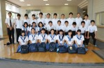 平成26年度体験入学＜三輪中学校集合写真＞