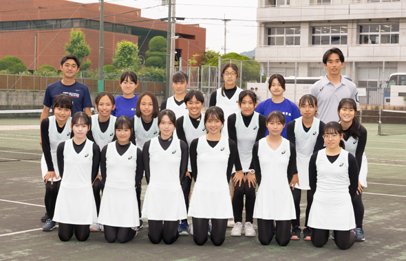 女子テニス部｜部活動紹介｜筑陽学園高等学校