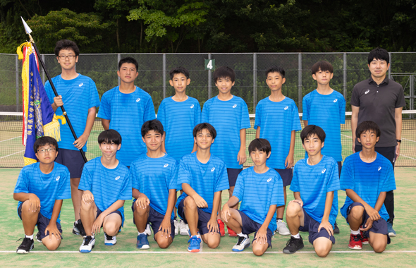 男テニス部｜筑陽学園中学校 部活動紹介