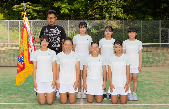 男女テニス部｜筑陽学園中学校 部活動紹介
